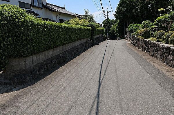 車の通行も少ない落ち着いた住環境。