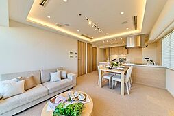 恵比寿ガーデンテラス壱番館 2SLDKのリビング/ダイニング