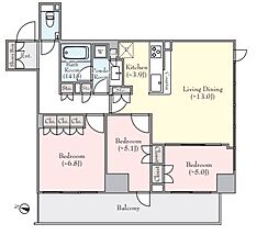 間取図画像 3LDK