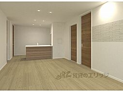 近鉄奈良線 生駒駅 徒歩5分の賃貸マンション 3階2LDKのリビング/ダイニング