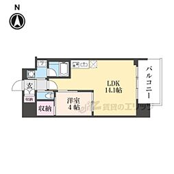 プレジオ永和ASIAN 1LDKの間取図画像