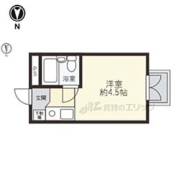 新星本社ビル ワンルームの間取図画像