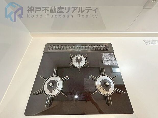 ◆ガラストップコンロでお手入れらくらくです♪