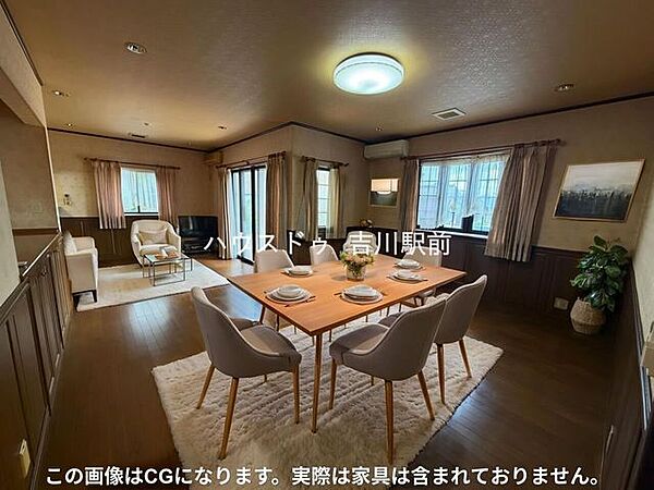 床暖房完備の広々21帖超えのLDK♪