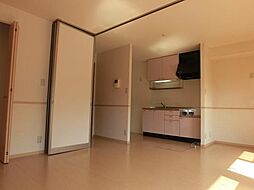 東武野田線 川間駅 徒歩13分の賃貸アパート 1階1LDKのリビング/ダイニング