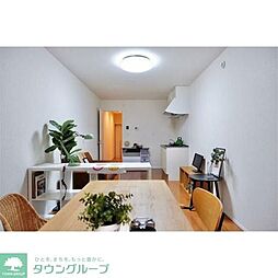 東武伊勢崎線 一ノ割駅 徒歩9分の賃貸アパート 1階ワンルームのリビング/ダイニング