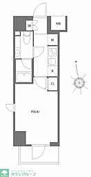 白岡市新白岡8丁目マンション 1Kの間取図画像