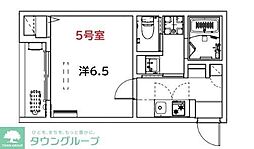 le de la Main Elevee higashiurawa 1Kの間取図画像