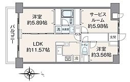 間取図画像 2SLDK