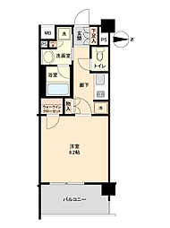 オープンレジデンシア金山マークス 1Kの間取図画像