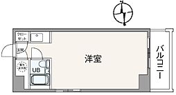 ライオンズマンション新大阪 ワンルームの間取図画像