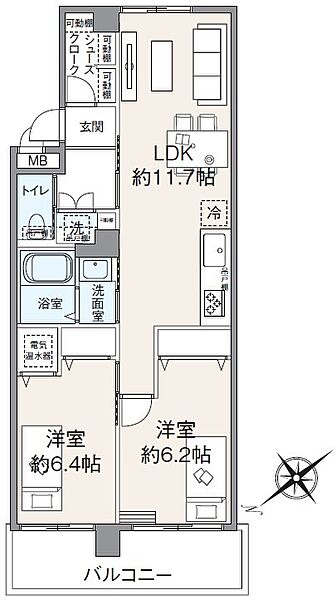 間取りを拡大表示