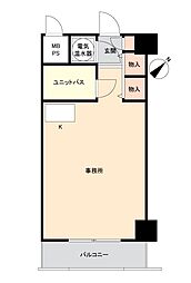 ライオンズマンション平沼第3 ワンルームの間取図画像