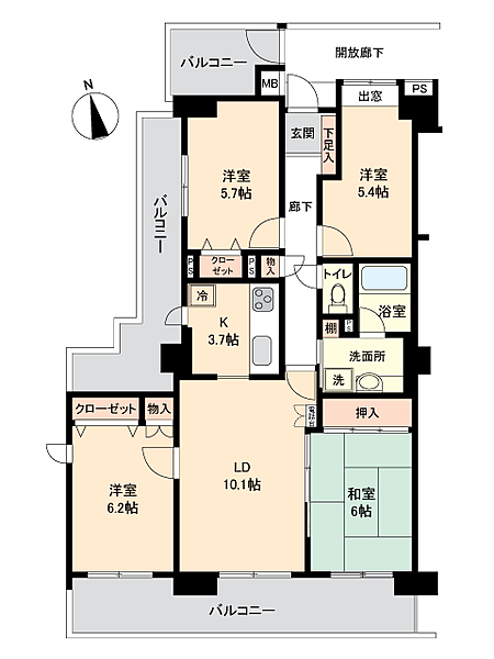 間取り：304000344005
