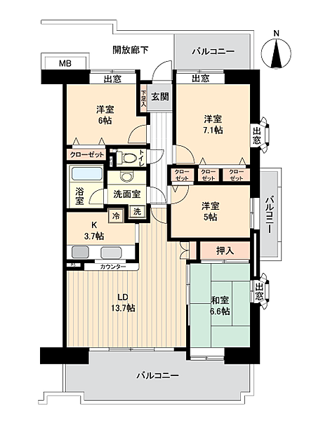 間取り：308000187486