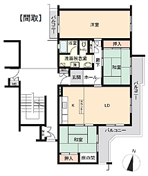 エステート上水本町2号棟 3LDKの間取図画像