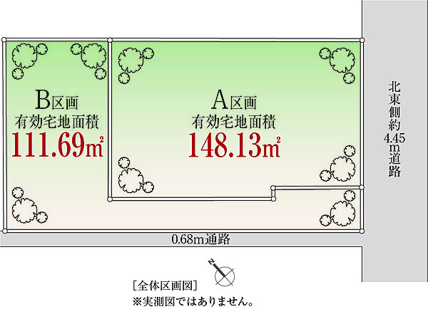 ＜区画図＞