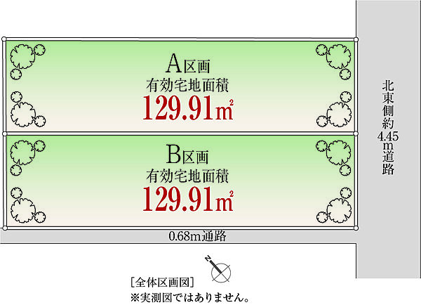 ＜区画図＞