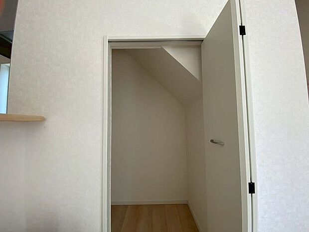 リビングの収納になります！パントリーとしてもご使用できます！