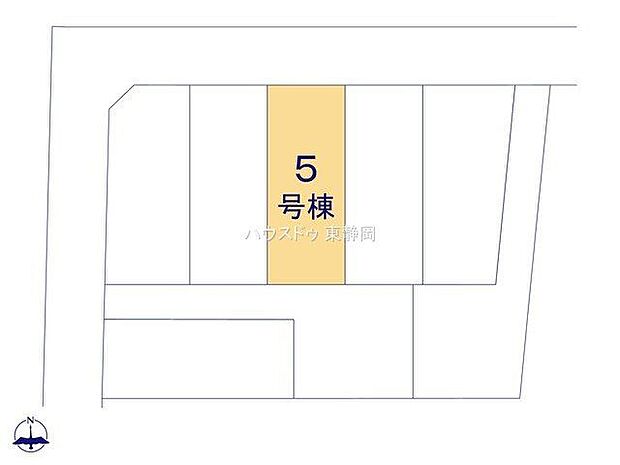 北側が玄関向きです!