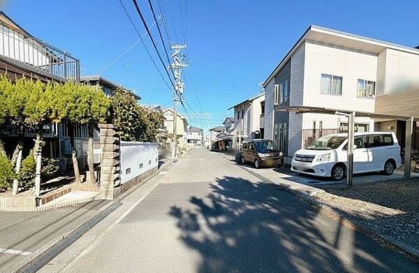 前面道路です。