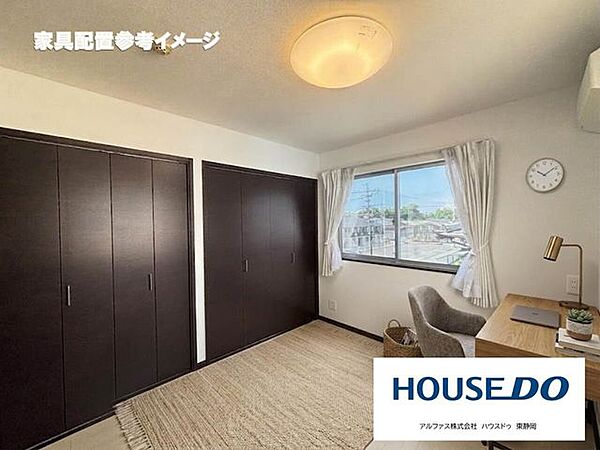 3階5.63帖洋室※生成AIを使用した家具配置イメージです※