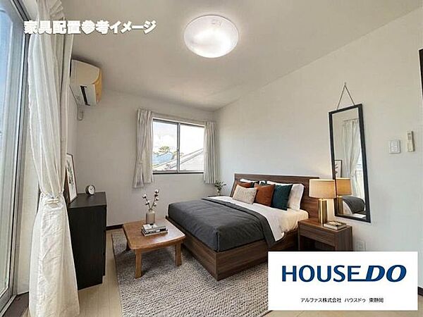 3階6.75帖洋室※生成AI加工を使用した家具配置イメージです※