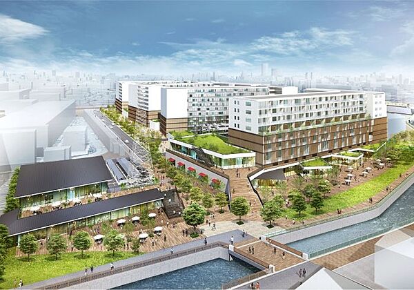 船橋駅周辺の再開発（イメージ図）