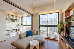 プラウドタワー本郷東大前 13階2LDKのリビング/ダイニング