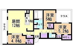 間取図画像 3LDK