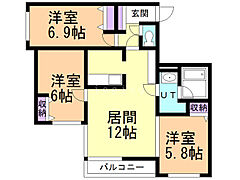 物件の間取り