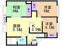 物件の間取り