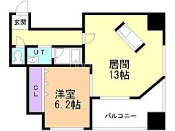 アーバン・プレイス 1LDKの間取図画像
