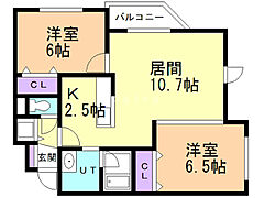 物件の間取り