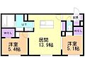 R-fino MIYANOSAWA4階10.2万円