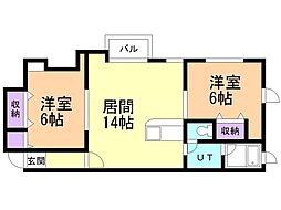 ＳＫハイツ清田 2階