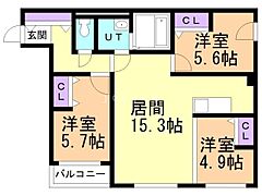 物件の間取り