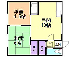 西岡ハイツB 2階
