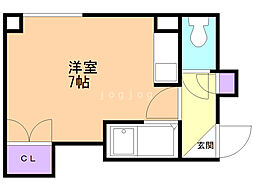 CLV札幌(旧マンションニシマタ中の島) 4階/405