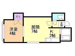 間取図画像 1LDK