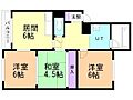 シャトー平岸2階5.0万円