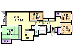 物件の間取り