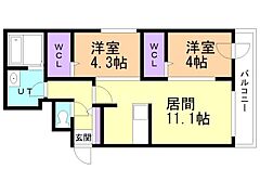 物件の間取り