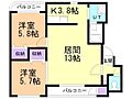 プラージュ福住3階6.3万円