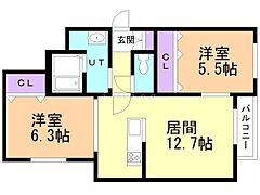 物件の間取り