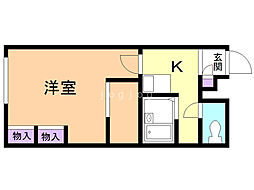 レオパレスクラーレ・カーサ 1Kの間取図画像
