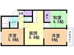 物件の間取り
