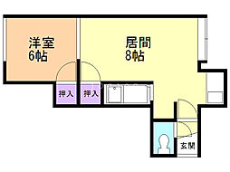 ラポール川沿 2階