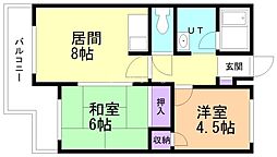 コーポ佐野富月寒東 3階