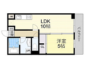 大阪府吹田市日の出町（賃貸マンション1LDK・3階・39.54㎡） その2